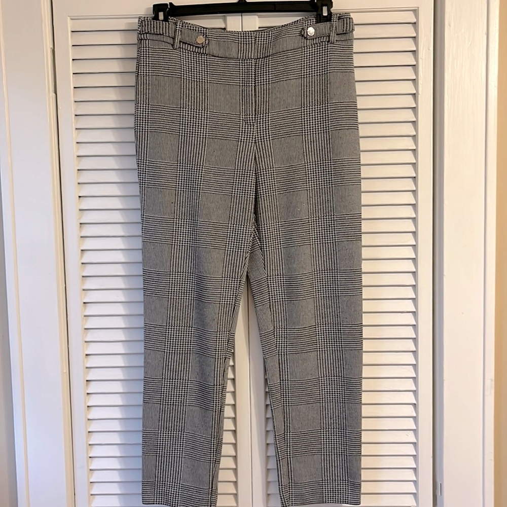 Calvin Klein herringbone pants.